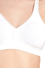 Load image into Gallery viewer, Amante True Comfort V-Neck Non-Padded Non-Wired Bra - White 76401
