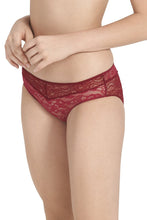 Load image into Gallery viewer, Amante Eternal Bliss Beautiful Dreamer Lace Bikini Panty - Henna 27701
