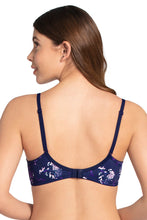 Load image into Gallery viewer, Amante Smooth Charm Padded Non-Wired T-shirt Bra - Hydrangea Floral Print 10606
