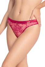 Load image into Gallery viewer, Amante Eternal Bliss Lace Thong - Granita 81702
