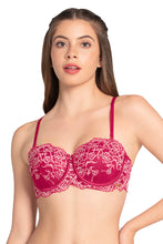 Load image into Gallery viewer, Amante Eternal Bliss Padded Wired Lace Bra - Granita 81701
