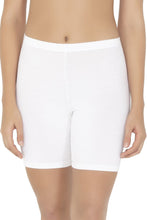Load image into Gallery viewer, Amante Smooth Mid-thigh Cotton Shortie Liner - White 76901

