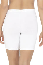 Load image into Gallery viewer, Amante Smooth Mid-thigh Cotton Shortie Liner - White 76901
