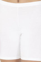 Load image into Gallery viewer, Amante Smooth Mid-thigh Cotton Shortie Liner - White 76901
