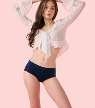 Load image into Gallery viewer, Enamor IP37 Innovations Flexi Free, Comfy Essentials, No Visible Panty Lines, All Day Comfort, Mid Waist Brief Panty for Women - Regular Coverage (Lisbon Blue)
