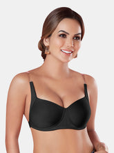Load image into Gallery viewer, Sonari Women’s Multiway Backless Padded Wirefree Medium Coverage Cotton Rich T-Shirt Bra – BACKEYE
