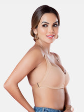 Load image into Gallery viewer, Sonari Women’s Multiway Backless Padded Wirefree Medium Coverage Cotton Rich T-Shirt Bra – BACKEYE
