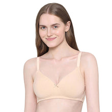 Load image into Gallery viewer, Wacoal BASICS Essentials2.0 Padded Non-wired 3/4th Cup Everyday Wear T-shirt Bra - Beige BI03M02
