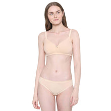 Load image into Gallery viewer, Wacoal BASICS Essentials2.0 Padded Non-wired 3/4th Cup Everyday Wear T-shirt Bra - Beige BI03M02

