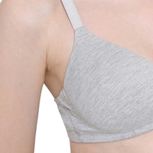 Load image into Gallery viewer, Wacoal BASICS Essentials2.0 Padded Non-wired 3/4th Cup Everyday Wear T-shirt Bra - Grey BI03M02
