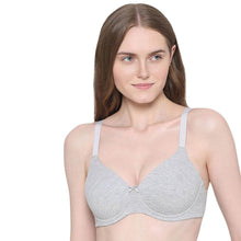 Load image into Gallery viewer, Wacoal BASICS Essentials2.0 Padded Wired 3/4th Cup Everyday Wear Comfort Fit T-shirt Bra - Grey BI03M03
