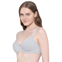 Load image into Gallery viewer, Wacoal BASICS Essentials2.0 Padded Wired 3/4th Cup Everyday Wear Comfort Fit T-shirt Bra - Grey BI03M03
