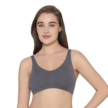 Load image into Gallery viewer, Wacoal BASICS Essentials Live In Non-padded Non-wired Full Cup Everyday Wear Cotton Blend T-shirt Bra-Grey BI03M05
