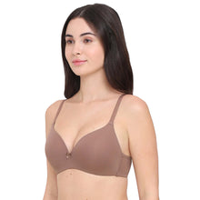 Load image into Gallery viewer, Wacoal BASICS Zoe Padded Non-wired 3/4th Cup Everyday Wear Comfort Fit T-shirt Bra - Brown BI03P02

