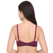 Load image into Gallery viewer, Wacoal BASICS Zoe Padded Non-wired 3/4th Cup Everyday Wear Comfort Fit T-shirt Bra - Wine BI03P02

