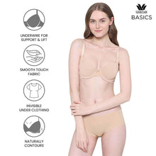 Load image into Gallery viewer, Wacoal BASICS Zoe Padded Wired 3/4th Cup Everyday Wear Comfort Fit T-shirt Bra - Beige BI03P01
