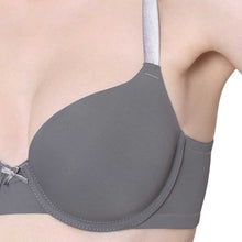 Load image into Gallery viewer, Wacoal BASICS Zoe Padded Wired 3/4th Cup Everyday Wear Comfort Fit T-shirt Bra - Grey BI03P01
