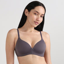 Load image into Gallery viewer, Wacoal BASICS Zoe Padded Non-wired 3/4th Cup Everyday Wear Comfort Fit T-shirt Bra-Grey BI03P02
