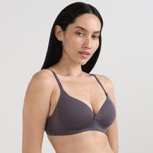 Load image into Gallery viewer, Wacoal BASICS Zoe Padded Non-wired 3/4th Cup Everyday Wear Comfort Fit T-shirt Bra-Grey BI03P02
