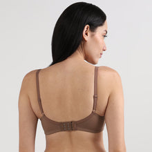 Load image into Gallery viewer, Wacoal Women’s BASICS Zoe Lace Padded Non-wired 3/4th Cup Everyday Wear Comfort Fit T-shirt Bra-Brown BI03P03
