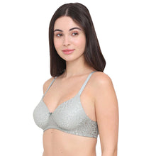 Load image into Gallery viewer, Wacoal BASICS Bliss Padded Non-wired 3/4th Cup Everyday Wear Lace T-shirt Bra - Green BI03Q01
