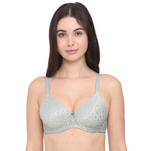 Load image into Gallery viewer, Wacoal BASICS Bliss Padded Wired 3/4th Cup Everyday Wear Lace T-shirt Bra - Green BI03Q02
