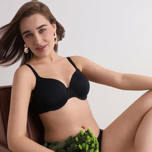 Load image into Gallery viewer, Wacoal Everyday Elegance Padded Wired Full Cup Everyday Wear Smooth Finish T-Shirt Bra - Black BI05A01
