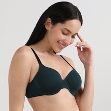 Load image into Gallery viewer, Wacoal Everyday Elegance Padded Wired Full Cup Everyday Wear Smooth Finish T-Shirt Bra-Dark Green BI05A01
