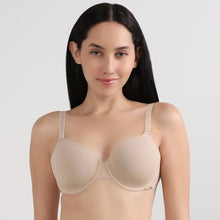 Load image into Gallery viewer, Wacoal Women’s Backless Multiway Padded Wired Full Cup Detachable Straps  Party Wear T-shirt Bra-Beige BI05A03
