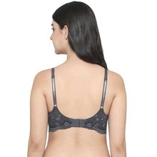 Load image into Gallery viewer, Wacoal Balcony &amp; Beyond Padded Wired Half Cup Everyday Wear Smooth Finish Fashion Bra - Grey BI05B02
