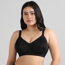 Load image into Gallery viewer, Wacoal Pixie 2.0 Non Padded Non-Wired Full Cup Everyday Wear Plus Size Full Support Minimizer Bra - Black BI05C03
