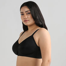 Load image into Gallery viewer, Wacoal Pixie 2.0 Non Padded Non-Wired Full Cup Everyday Wear Plus Size Full Support Minimizer Bra - Black BI05C03
