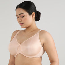 Load image into Gallery viewer, Wacoal Pixie 2.0 Non Padded Wired Full Cup Everyday Wear Plus Size Full Support Minimizer Bra - Beige BI05D04
