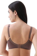 Load image into Gallery viewer, Wacoal Pixie 2.0 Non Padded Wired Full Cup Everyday Wear Plus Size Full Support Minimizer Bra -Brown BI05D04

