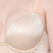 Load image into Gallery viewer, Wacoal Playful Love Padded Wired Demi Cup Plunge Neck  Party Wear Level 3 Push-up Bra - Beige BI05F01
