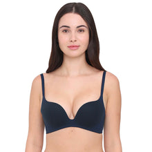 Load image into Gallery viewer, Wacoal Women’s Dreamy Curve Padded Non-wired 3/4th Cup Everyday Wear Push-up Bra-Dark Blue BI05G01
