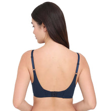Load image into Gallery viewer, Wacoal Women’s Dreamy Curve Padded Non-wired 3/4th Cup Everyday Wear Push-up Bra-Dark Blue BI05G01
