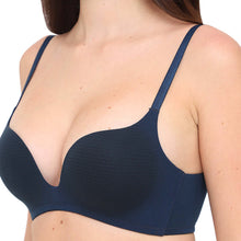 Load image into Gallery viewer, Wacoal Women’s Dreamy Curve Padded Non-wired 3/4th Cup Everyday Wear Push-up Bra-Dark Blue BI05G01
