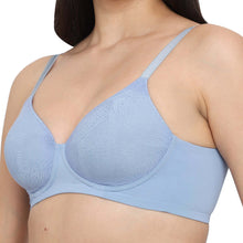 Load image into Gallery viewer, Wacoal Cool Comfort Padded Non-wired 3/4th Cup Everyday Wear T-shirt Bra -Blue BI05H03
