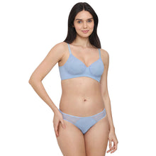 Load image into Gallery viewer, Wacoal Cool Comfort Padded Non-wired 3/4th Cup Everyday Wear T-shirt Bra -Blue BI05H03
