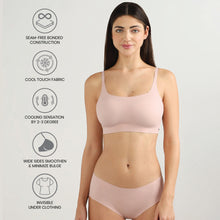 Load image into Gallery viewer, Wacoal Women’s Cool Comfort Bonded Padded Non-wired Full Coverage Bra  Everyday Wear T-shirt Bra-Beige BI05H04
