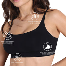 Load image into Gallery viewer, Wacoal Women’s Cool Comfort Bonded Padded Non-wired Full Coverage Bra  Everyday Wear T-shirt Bra-Black BI05H04
