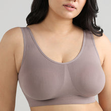 Load image into Gallery viewer, Wacoal BASICS Firm Fit Padded Non-wired Full Cup Everyday Wear Seamless Slip-on Bralette-Brown BI06A01
