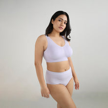 Load image into Gallery viewer, Wacoal BASICS Firm Fit Padded Non-wired Full Cup Everyday Wear Seamless Slip-on Bralette-Lavender BI06A01

