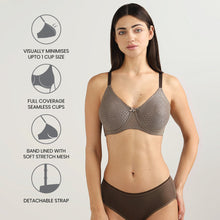 Load image into Gallery viewer, Wacoal Women’s Rainna Non-padded Wired Full Cup Everyday Wear Seamless Lace Plus Size Bra-Green BI07C01
