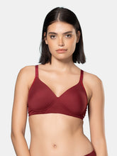 Load image into Gallery viewer, Sonari Padded Moulded Full Coverage T-Shirt Bra with Smooth V-Neck and Adjustable Straps – BIANA
