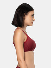 Load image into Gallery viewer, Sonari Padded Moulded Full Coverage T-Shirt Bra with Smooth V-Neck and Adjustable Straps – BIANA

