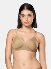 Load image into Gallery viewer, Sonari Padded Moulded Full Coverage T-Shirt Bra with Smooth V-Neck and Adjustable Straps – BIANA
