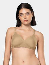 Load image into Gallery viewer, Sonari Padded Moulded Full Coverage T-Shirt Bra with Smooth V-Neck and Adjustable Straps – BIANA
