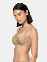 Load image into Gallery viewer, Sonari Padded Moulded Full Coverage T-Shirt Bra with Smooth V-Neck and Adjustable Straps – BIANA
